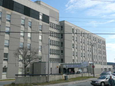 St. Clare´s Mercy Hospital im April