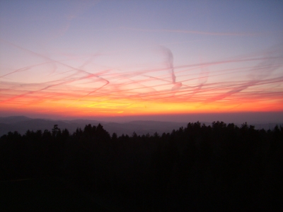 Sonnenuntergang in Wil